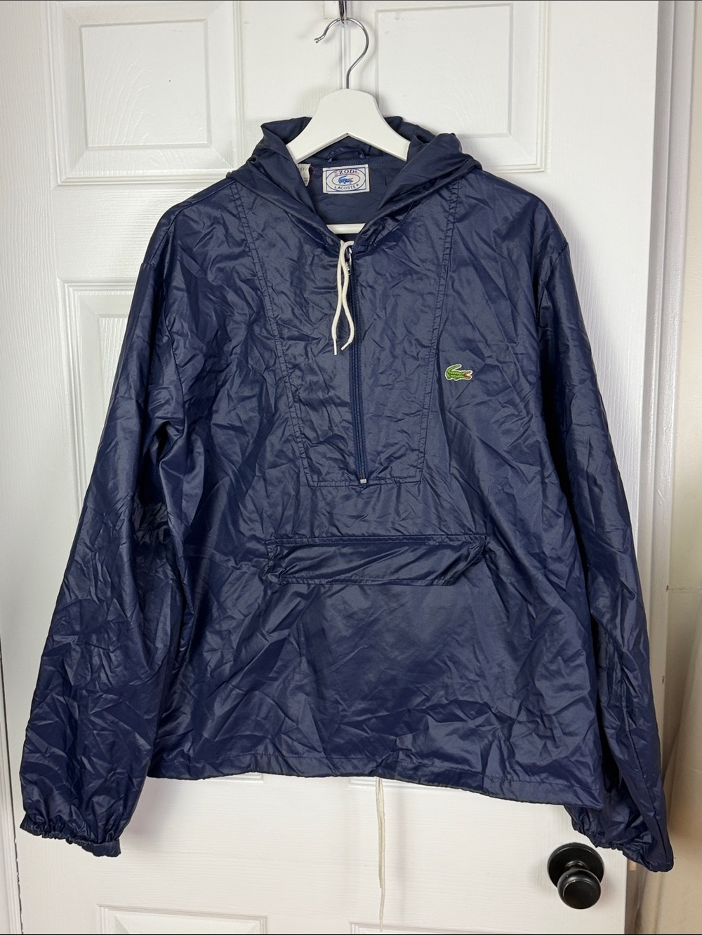 Vintage Izod Lacoste windbreaker anorak jacket size medium unisex